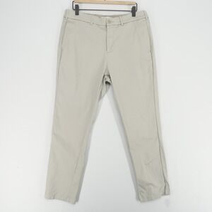 Hill City Everyday Pant Mens 34x30 Light Khaki Beige Water‎ Repellent Stretch